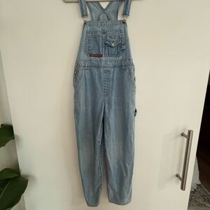 Stylish Light Blue Denim Overalls